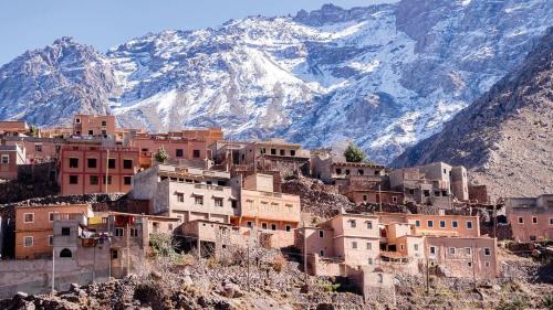 Room in Lodge - Authentic and pittoresque room for 3 people in Tamatert, Morocco om vinteren