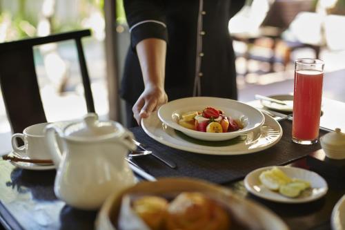 Mad i villaen eller i nærheden