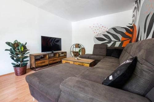 TV a/nebo společenská místnost v ubytování Excellent Large Lux Apartment Central Martin