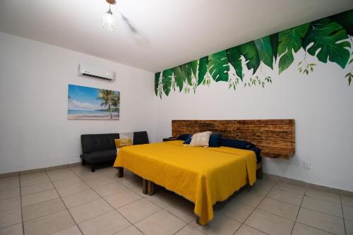 Postel nebo postele na pokoji v ubytování Isla Venados Renta Vacacional