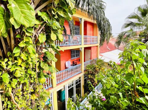 Hotel Casona de La Islaにあるバルコニーまたはテラス