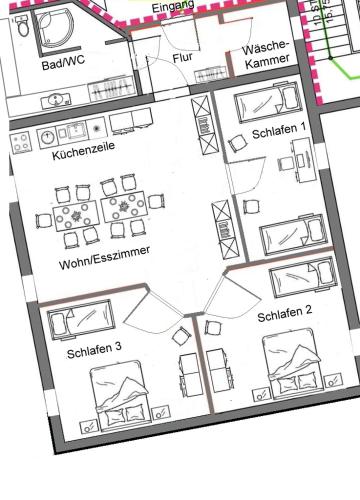a floor plan of a building at APARTMENTS RATZERSDORFER SEEN in 3100 SANKT PÖLTEN in Sankt Pölten