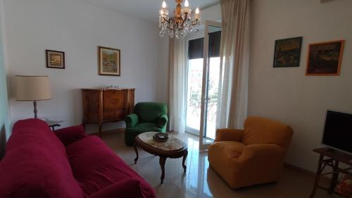 Χώρος καθιστικού στο Casa di Gabry