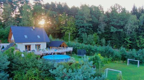 Afbeelding uit fotogalerij van Leśny dom górska chata in Wysoka