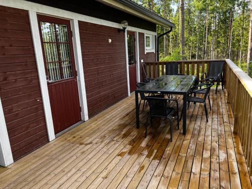 Uma varanda ou terraço em Minttu