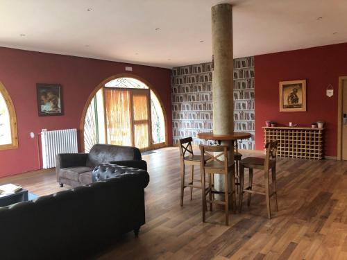 Posezení v ubytování Hospedería Casa Martell