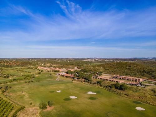 an overhead view of a golf course at NAU Morgado Golf & Country Club in Portimão