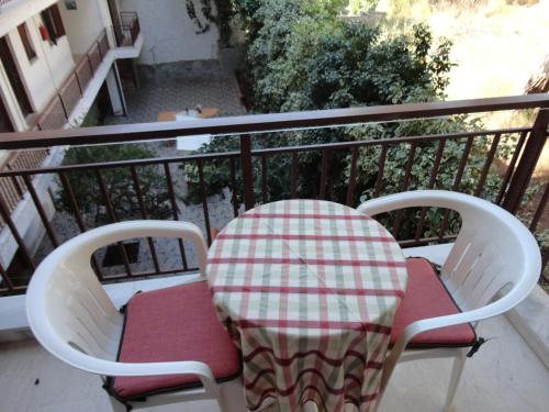 Maik Apartmentsにあるバルコニーまたはテラス