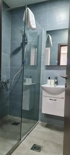Koupelna v ubytování G&G Suites