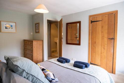 Katil atau katil-katil dalam bilik di Lovely property in the heart of Somerset