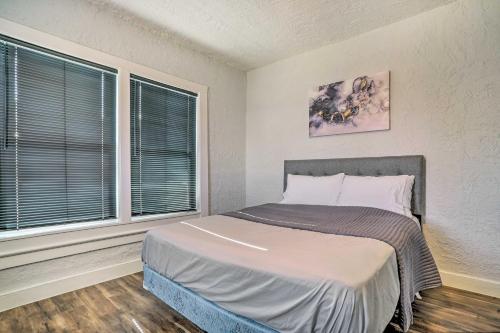 A bed or beds in a room at Charming and Quaint El Paso House with Backyard!