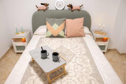 Ένα ή περισσότερα κρεβάτια σε δωμάτιο στο Apartamento del Pla