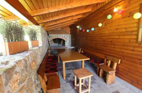 Posezení v ubytování House Breza