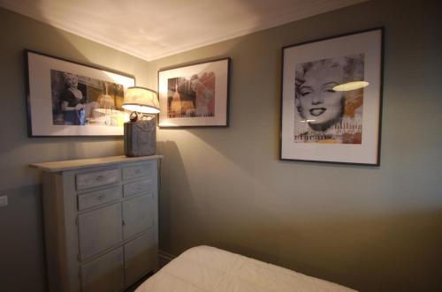 Katil atau katil-katil dalam bilik di Vintage apartment
