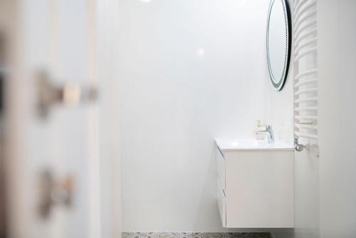 Ένα μπάνιο στο Apartamenty Magia