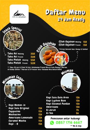 Certifikát, hodnocení, plakát nebo jiný dokument vystavený v ubytování Oemah Wisata RinginSari -Full House, 5 Bed Rooms-