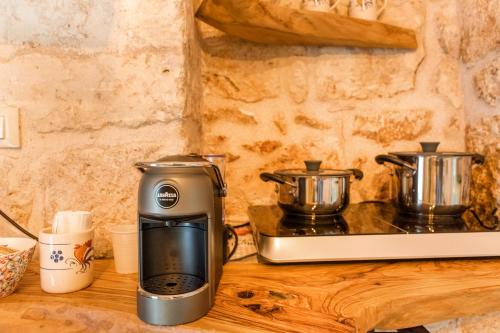 Kemudahan buat kopi dan teh di La Casedda - Apartment & Hydromassage