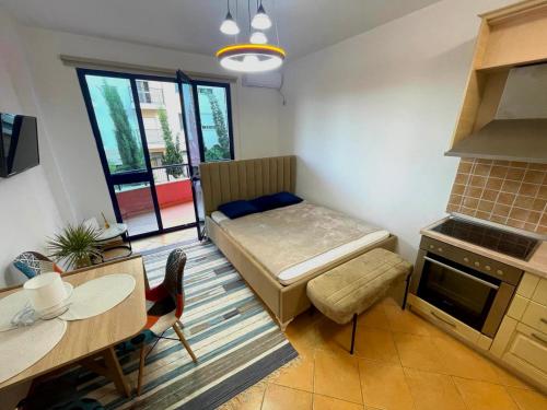 Postel nebo postele na pokoji v ubytování Apartments in Golem