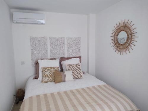 Postel nebo postele na pokoji v ubytování Magnifique appartement 2 chambres avec 50 m2 de jardin privatif