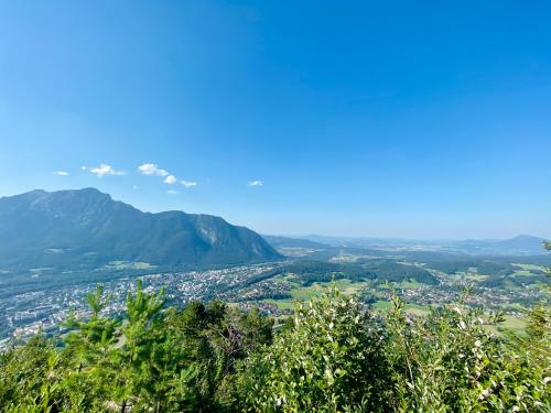 a view from the top of a mountain at Hotel Vötterl in Grossgmain
