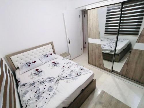 Postel nebo postele na pokoji v ubytování Ebru apart
