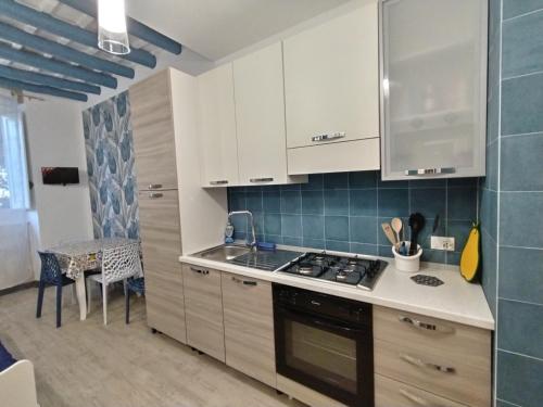 Køkken eller tekøkken på Il Cristallo del mare