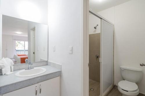 Koupelna v ubytování Hotel Imperial Laguna Faranda Cancún