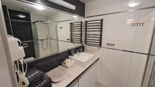 Vonios kambarys apgyvendinimo įstaigoje Apartament Tignes 33 Czarna Góra