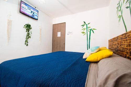 Isla Venados Renta Vacacional tesisinde bir odada yatak veya yataklar