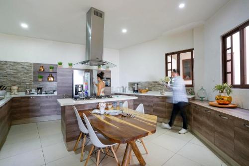 Una cocina o cocineta en Casa El Mirador Taxco