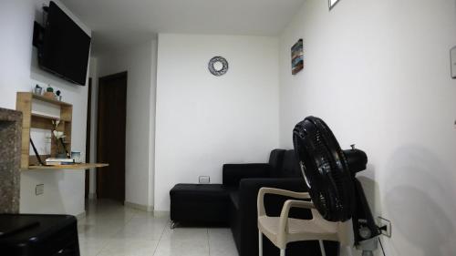Televisyen dan/atau pusat hiburan di D Río Apartamentos
