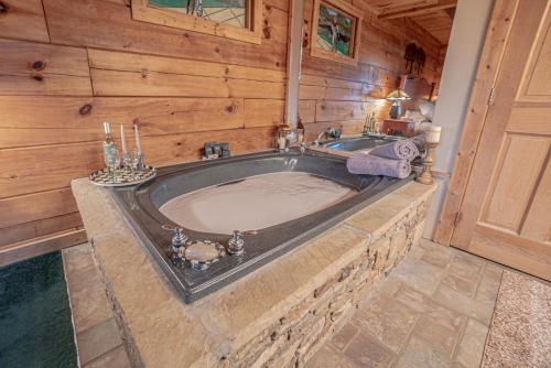 Ένα μπάνιο στο Poppy’s Place Cabin