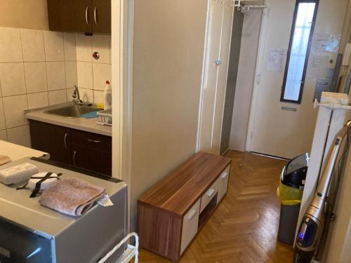 Kuchyňa alebo kuchynka v ubytovaní Roland Apartment Downtown - Pozsonyi