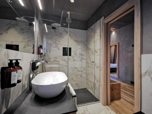 Koupelna v ubytování Francesin Active Hotel