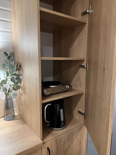 Kuchyň nebo kuchyňský kout v ubytování SH Studio Apartments Sarajevo - Green