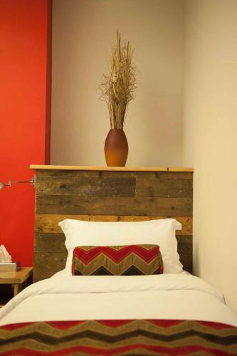 Ein Bett oder Betten in einem Zimmer der Unterkunft Hotel Forty One
