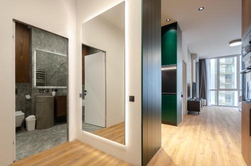 Ванная комната в Designer apartments in the residential complex "Yaroslaviv Grad"