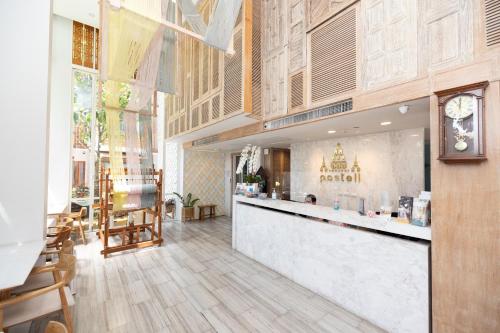 Dapur atau dapur kecil di Pastell Oldtown Chiang Mai