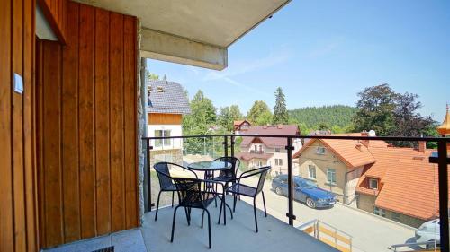 Μπαλκόνι ή βεράντα στο Apartamenty EverySky - Słowackiego 5a-b
