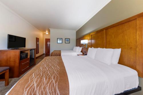 Ένα ή περισσότερα κρεβάτια σε δωμάτιο στο Comfort Inn Huntsville Research Park