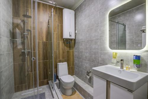 Koupelna v ubytování Inter Hotel Bishkek