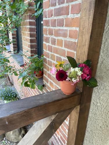 Jardín al aire libre en Gästehaus Kleiner Wacholder