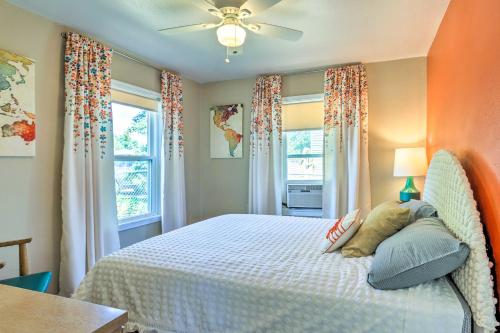 a bedroom with a bed and a window at Rapid City Duplex Less Than 10 Mi to Natl Forest! in Rapid City