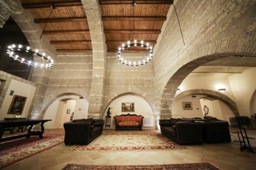 Posezení v ubytování Masseria Pietrafitta