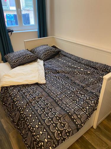 Posteľ alebo postele v izbe v ubytovaní Vieille ville