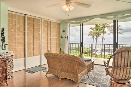 Oceanview Hilo Condo with Indoor-Outdoor Living