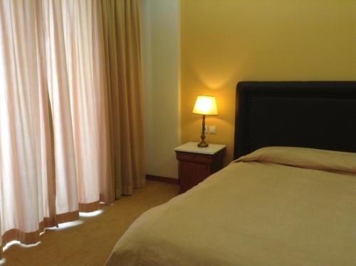 Ένα ή περισσότερα κρεβάτια σε δωμάτιο στο Park Hotel 