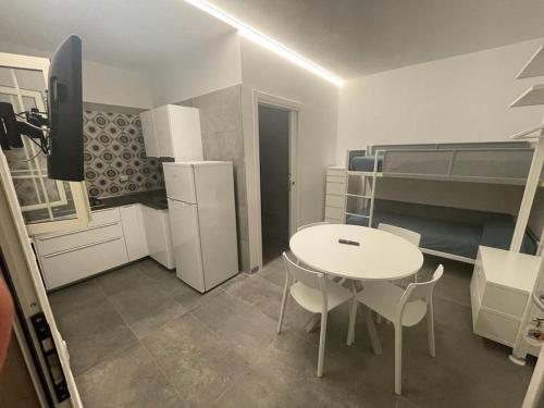 Двухъярусная кровать или двухъярусные кровати в номере Residence Adriatico
