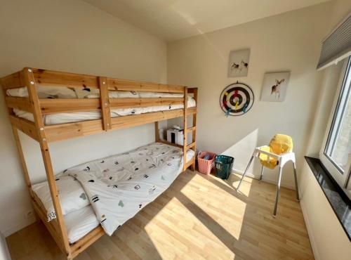 Postel nebo postele na pokoji v ubytování Happy Duplex