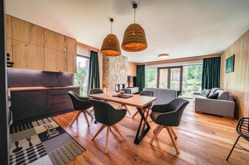 Zona de estar de Apartmány a Chalety - Brezy Vysoké Tatry